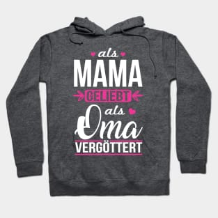 Als oma vergöttert (White) Hoodie